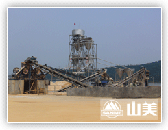 安徽時產30噸石英石制砂生產線